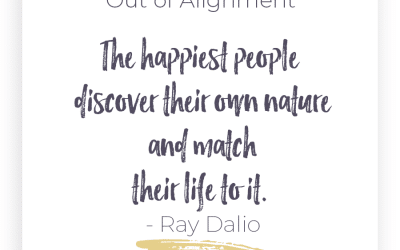 The Grief of Being Out of Alignment